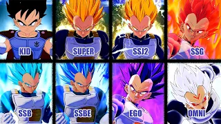 All Vegeta Transformations Base - Omni SSJ | Dragon Ball Z: Kakarot Mods