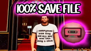 GTA Vice City Definitive Edition 100% Save Game