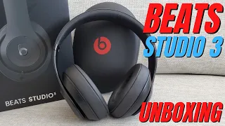 Beats Studio3 Wireless Noise Cancelling Over Ear Headphones Unboxing