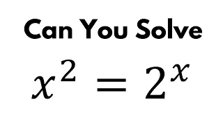 A Golden Exponential Equation Using Lambert W Function | Math Olympiad