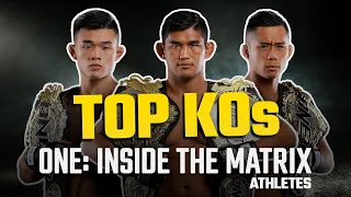 ONE: INSIDE THE MATRIX Athletes | Top 5 Knockouts