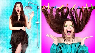 CABELO CURTO VS CABELO COMPRIDO || Perrengues Divertidos que Todo Mundo Passa, por 123 GO! BOYS