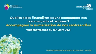 Accompagner la numérisation de nos centres-villes !