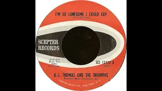 B J  Thomas I'm So Lonesome I Could Cry Stereo Remix Cold Ending