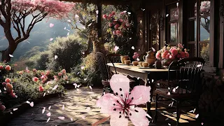 Cherry blossom 🌸 Sakura | Romantic | Cottage | Birds and gentle wind | Relaxing | Beautiful | 4K