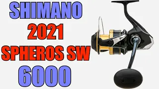 Shimano SPSW6000HGA 2021 Spheros SW Spinning Reel Review | J&H Tackle