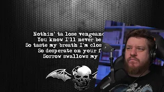 Реакция на Avenged Sevenfold - Strength Of The World [Lyrics on screen] [Full HD]