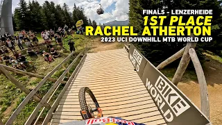 GoPro: Rachel Atherton WINS! - FINALS 1st Place Run | 2023 UCI Downhill MTB World Cup in Lenzerheide