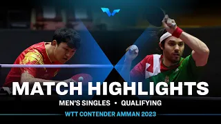 Wang Chen Ce vs Nandor Ecseki | MS Qual | WTT Contender Amman 2023