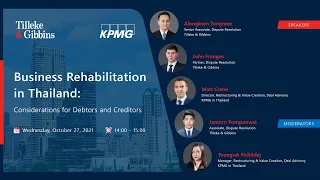 [EN] Business Rehabilitation in Thailand: Considerations for Debtors and Creditors