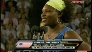 Australian Open 2009- Women's Final 9-9- Serena Williams VS Dinara Safina