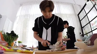 Namjoon as your husband (peeling the potatoes, chopping the onions and slicing the carrots🤭)