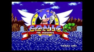 Beating Sonic the Hedgehog (Sega Genesis), all Chaos Emeralds & no continues, My Playthrough