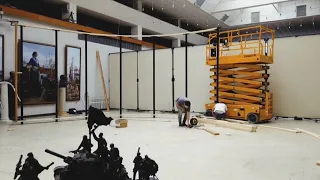 В рязанском музее истории ВДВ завершаются работы по созданию диорамы «Высота 776»