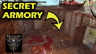 The Risen Road: Secret Armory Puzzle | Baldur's Gate 3 (Ornate Wooden Hatch)