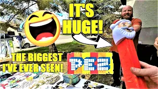 Ep462:  GARAGE SALE THRIFTING ADVENTURE!  😮😮  The BIGGEST PEZ DISPENSER I've Ever Seen!!!