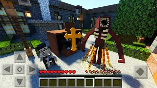 Realistic DOORS Update + Golden CRUCIFIX Addon in Minecraft PE/BE!
