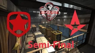 Gambit vs Astralis Highlights [MAP 3 (Train) Semi-Final 16-12] PGL Major Krakow 2017