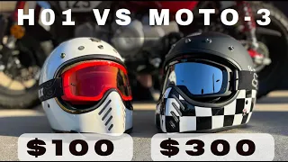 Bell Moto-3 Vs Royal H01 Helmet