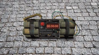 30 Minute Timer Bomb 💣 with Loud Giant Bomb Explosion 💥 | YT Timer ✅