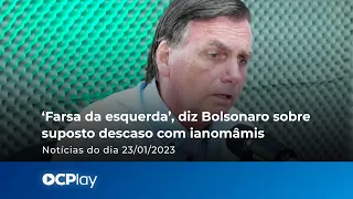 ‘Farsa da esquerda’, diz Bolsonaro sobre suposto descaso com ianomâmis