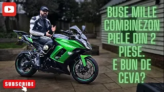 Combinezon de piele din 2 piese BUSE MILLE! | Cat de buni sunt nemtii la echipamente moto? | review