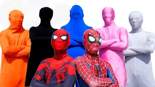 SUPERHERO's Story || PRO SPIDER-MAN vs MYSTERY COLOR TEAM ( Dark Movie 16+ ) by FLife TV