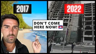 WHAT HAPPENED TO SIHANOUKVILLE?! 🇰🇭 Shocking transformation in 2022!  Kampong Som | Cambodia vlog