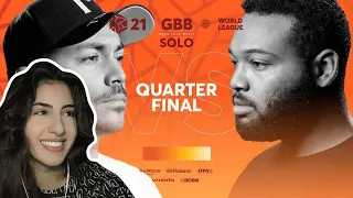 ALEM 🇫🇷 VS KING INERTIA 🇺🇸 GRAND BEATBOX BATTLE 2021: WORLD LEAGUE | QUARTER FINAL | REACTION |