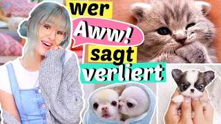 Wer AWW sagt verliert ❌ Unmögliche Challenge!! | ViktoriaSarina