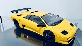 AUTOart Lamborghini Diablo SV-R Superfly Yellow 1:18 Scale (Unboxing)