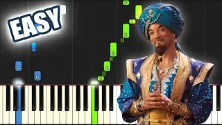 Friend Like Me - Aladdin 2019 | EASY PIANO TUTORIAL + SHEET MUSIC by Betacustic