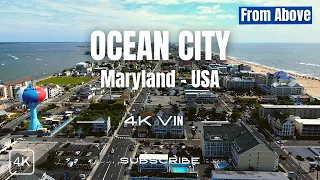 Ocean City from Above, Maryland, USA | Drone [4K]