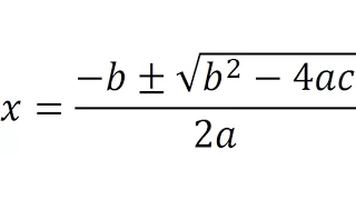 Demostración De La Fórmula General Cuadrática