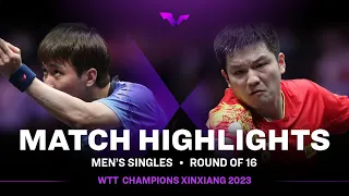 Fan Zhendong vs Lee Sang Su | MS R16 | WTT Champions Xinxiang 2023