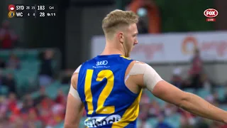 Oscar Allen kicks a huge goal to cut the lead to 149 points