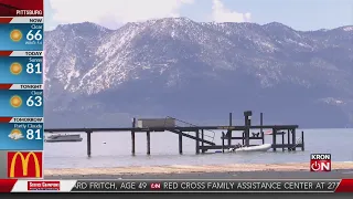Lake Tahoe's sinking water levels
