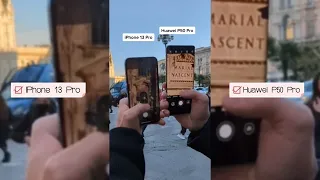 IPhone 13 pro Vs hauwei P50 Pro test camera zoom 🤔 2022