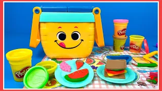 Play Doh Picnic set en eitje bakken | Family Toys Collector