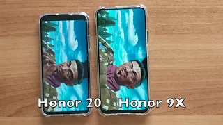 Honor 20 vs Honor 9x (Kirin980 vs Kirin810) Antutu Benchmark