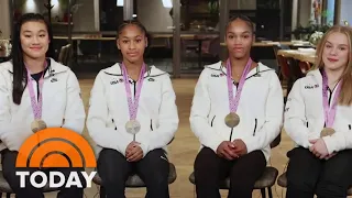 'Felt so amazing': US women’s gymnastics team reacts to winning world championship