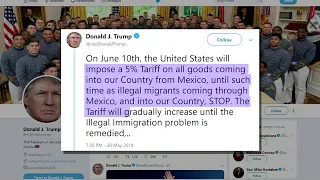 Trump threatens tariffs on all Mexican imports