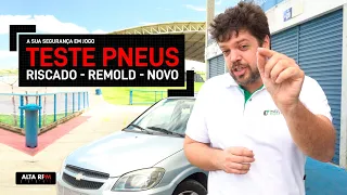 Teste: pneus RISCADOS vs. REMOLD vs. MOMO M20 -  Levando os 175/70 R13 ao limite na pista - alta rpm