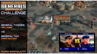 Command & Conquer: Zero Hour - Challenge - USA Laser vs China Nuke [Hard] 1080p