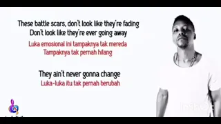 Guy Sebastian ft lupr fiasco - Battle scars (lirik dan terjemahan Indonesia)