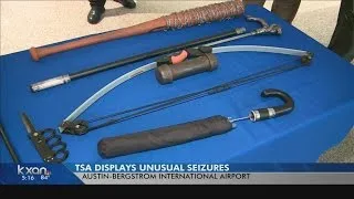 TSA shows off items you shouldn't bring to the airport