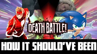 How Flash VS Sonic (DEATH BATTLE!) Should've Been