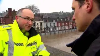 Residents in Bewdley hope flood defences will hold