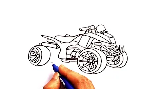 How to Draw a Quad. Line drawing Quad.