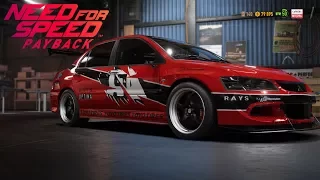 NFS Payback Mitsubishi Lancer Evo IX FnF Tokyo Drift